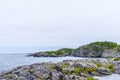 Rocky coastline of Lake Superior Royalty Free Stock Photo