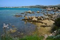 Rocky coastline in Sardinia, Italy