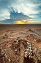 Rocky desert & geological landscape in Oman