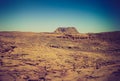 Rocky desert, the Sinai Peninsula, Egypt. Royalty Free Stock Photo