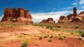 Rocky Desert Utah Highway, Arches National park