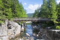 Rocky gorge on the kancamagus Highway new hampshire Royalty Free Stock Photo