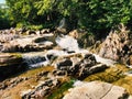 Rocky Gorge stones and water summer view Royalty Free Stock Photo