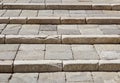 Rocky gray stone stairs perspective pattern texture. Royalty Free Stock Photo