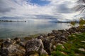 Rocky Great Lakes Coastal Panorama Royalty Free Stock Photo