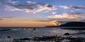 Rocky Harbour at sunset in Newfoundland