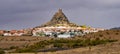 Rocky hill with Castle in Belmez, Cordoba, Spain