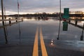 Rocky Hill, CT - December 23 2018 - Ferry Park Landing Flooded