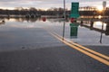 Rocky Hill, CT - December 23 2018 - Ferry Park Landing Flooded