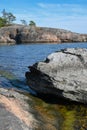 Rocky island in the archipelago