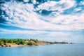 Rocky Island Near Helsinki, Finland. Summer Sunny Royalty Free Stock Photo