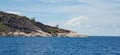 Rocky island in the ocean