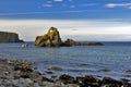 Rocky Island and Sheep Island the Antrim Coast Royalty Free Stock Photo