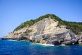 The rocky islands of Greece in the Ionian Sea. Between Paxos and Corfu.