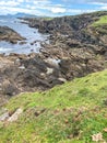 Rocky, jagged coast of Achill Island