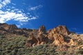 Rocky landscape around Mount Teide the volcano on Tenerife