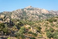 Besbarmak mountain near Lake Bafa in Turkey