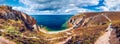 Rocky landscape at Cap de la Chevre, Finistere department, Parc Royalty Free Stock Photo