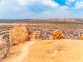 Rocky landscape of Damaraland in Namibia Royalty Free Stock Photo