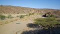 Rocky landscape in Reserva de Namibe