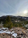 Rocky landscape from Rio Grande National Forest in Colorado, USA Royalty Free Stock Photo