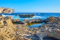 Rocky landscape of San Lawrenz, Gozo, Malta