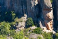 Rocky landscape in Siurana, Tarragona, Catalunya, Spain