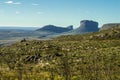 Rocky meadows on plateau range