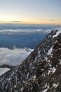 Rocky mountain and awasome sky