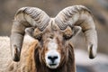 Rocky Mountain Big Horned Sheep Royalty Free Stock Photo