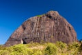 Rocky mountain climbing in Brazil - Pico do Papagaio Royalty Free Stock Photo