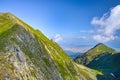 Rocky mountain crest in summer Royalty Free Stock Photo