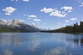 Rocky mountain lake Royalty Free Stock Photo