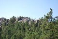 Rocky Mountain Landscape in the Black Hills, South Dakota Royalty Free Stock Photo