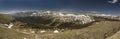 Rocky Mountain National Park - Gore Range Overlook Panoramic Royalty Free Stock Photo