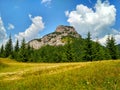 Rocky mountain peak of the Maly Rozsutec in Slovakia