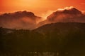 Rocky Mountain Sunset Royalty Free Stock Photo