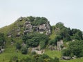 The rocky mountain top at Hantana in Sri Lanka