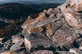 Rocky mountain trail, Giant Mountains, Poland