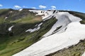 Rocky Mountains Colorado Snow Cornices Remain in Summer