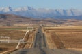 Rocky mountains and foothills Royalty Free Stock Photo