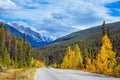The Rocky Mountains. Indian Summer Royalty Free Stock Photo