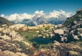 Rocky Mountains and Lake Landscape in Abkhazia