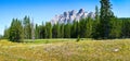 Rocky Mountains landscape in Jasper National Park, Alberta, Canada Royalty Free Stock Photo