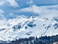 Rocky Mountains. Mountain range Royalty Free Stock Photo