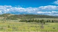 Rocky Mountains, panoramic landscape, Colorado, USA Royalty Free Stock Photo