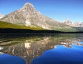 Mount Chephren, Canadian Rockies Royalty Free Stock Photo