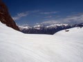 Rocky Mountains ski resort Gorky-gorod. Russia Sochi