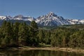 Mt. Snuffles in Ridgeway, Colorado Royalty Free Stock Photo