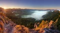 Rocky moutain at sunset - Slovakia, Sulov Royalty Free Stock Photo